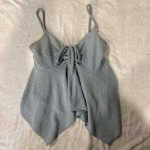 Elegant Blue Women’s Top